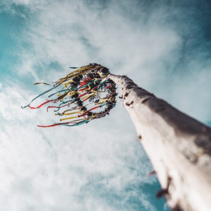Beltane may pole